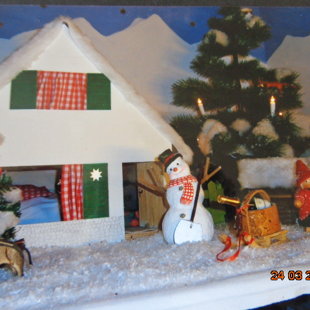Adventsfenster Rotkäppchen